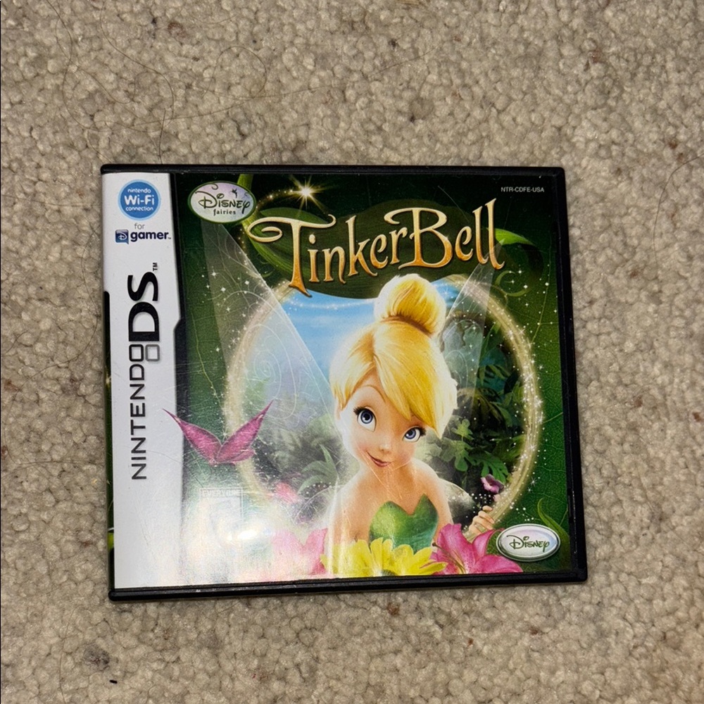 Nintendo DS Tinker Bell Game - Green and Yellow